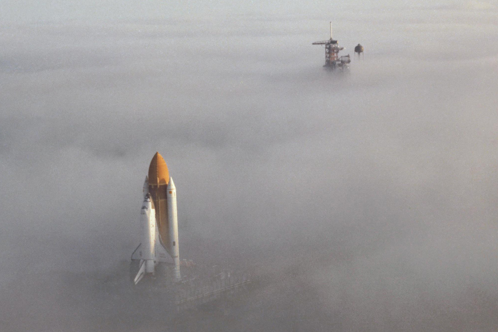 Space Shuttle auf dem Launch Pad